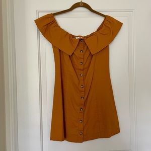 Express Linen Blend Dress